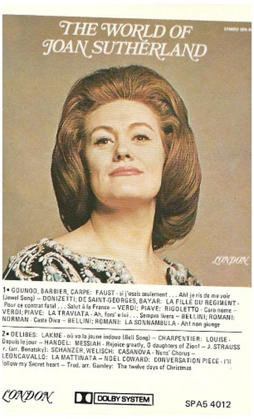 The World of Joan Sutherland [Tape]