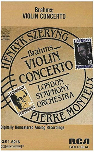 Brahms: Violin Concerto [Tape]