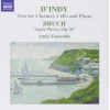 D'Indy: Trio for Clarinet, Cello and Piano; Bruch: Eight Pieces, Op. 83 [CD]