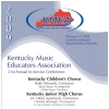 2009 Kentucky Music Educators Association, Kentucky Children's and Junior High Choruses [CD]