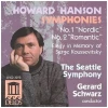 Howard Hanson: Symphonies 1 & 2; Elegy in Memory of Serge Koussevitsky [CD]