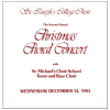Second Annual Christmas Choral Concert [Vinyl]