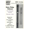 George Philipp Telemann: Two Recorder Concerti [Tape]