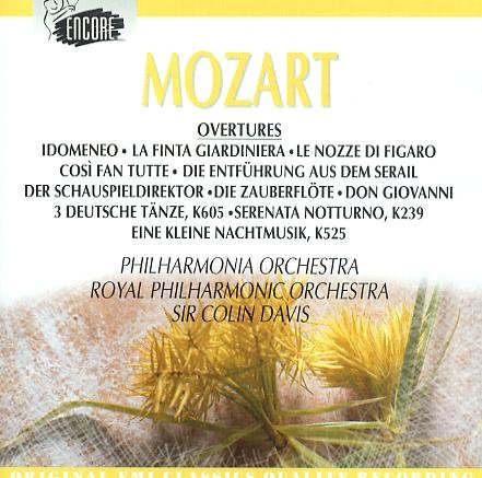 Mozart: Overtures [CD]