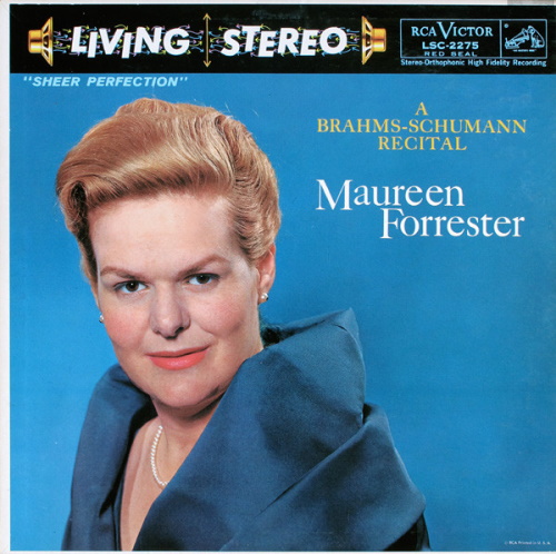 A Brahms-Schumann Recital: Maureen Forrester