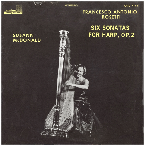 Rosetti: Six Sonatas for Harp, Opus 2