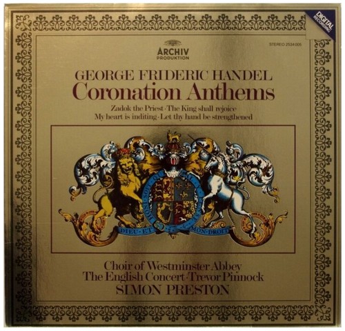 Georg Friedrich Handel - The Choir Of Westminster Abbey , English Concert