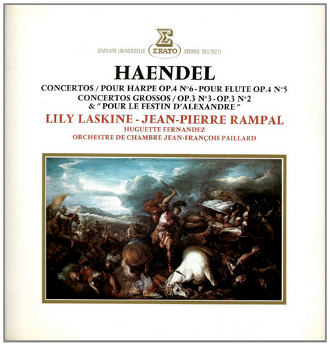 Handel: Concertos for Harp, Flute & Orchestra