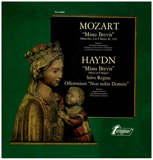 Mozart: Missa Brevis; Haydn: Missa Brevis, Salve Regina, Offertorium 'Non Nobis Domine'