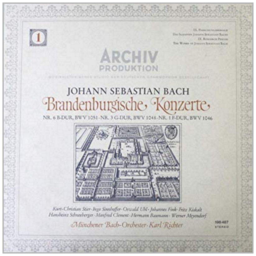 Bach: Brandenburg Concertos (Volume 1) No.6 in B flat, No.3 in G, No.1 in F