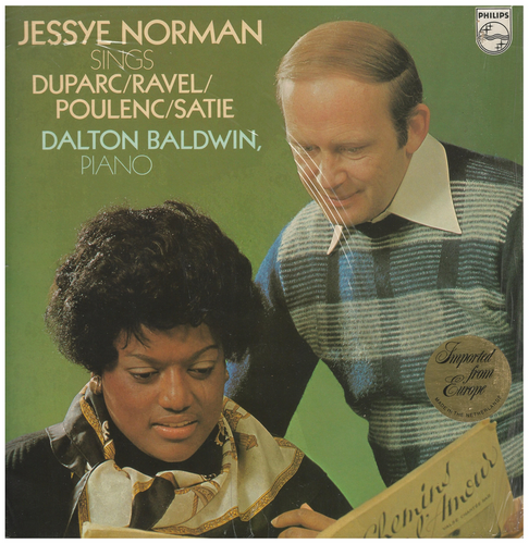 Jessye Norman Sings Duparc, Ravel, Poulenc, Satie