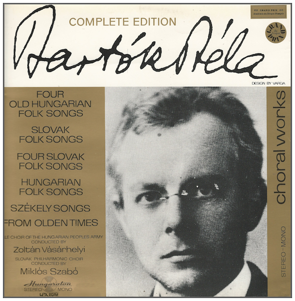 Bela Bartok - Complete Edition Vocal Music 5 - Choral Works