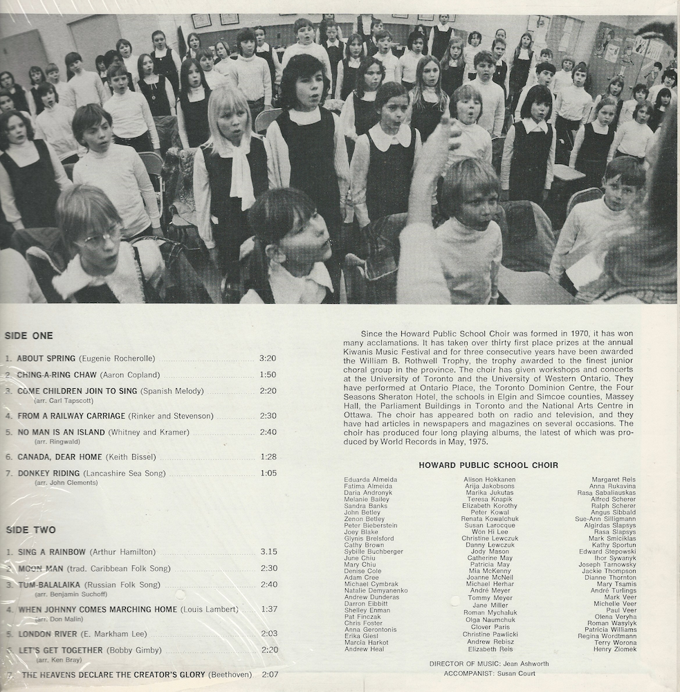 Howard Public School Choir [Vinyl]