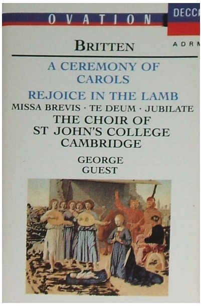 A Ceremony of Carols [Tape]
