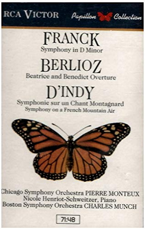 Franck: Symphony in D minor; Berlioz: Beatrice & Benedict Overture; D'Indy: Symphony on a French Mountain Air